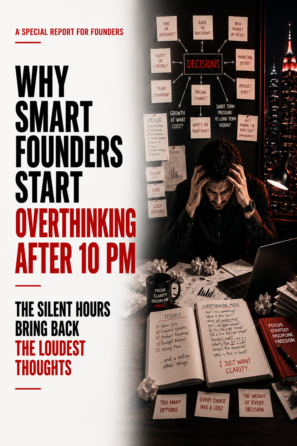Why Smart Founders Overthink After 10 PM book cover